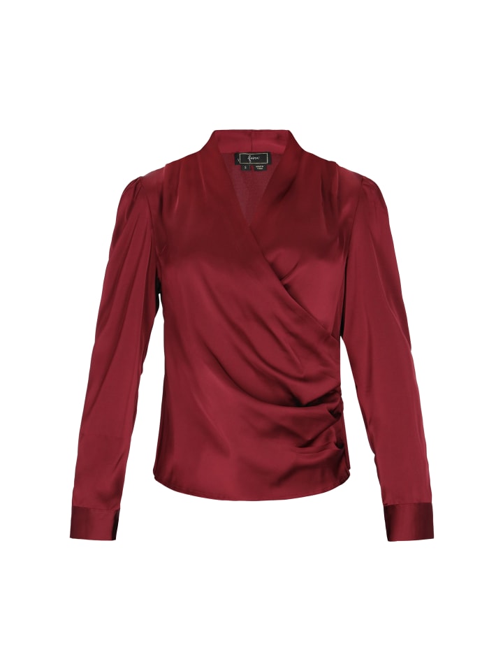 Women Blouse in burgundy