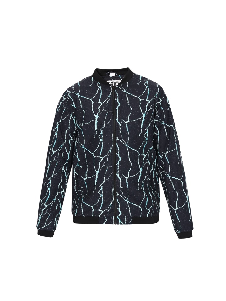 Men Jacket in black multicolor