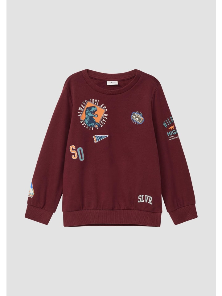 Sweatshirt  in  3900_bordeaux