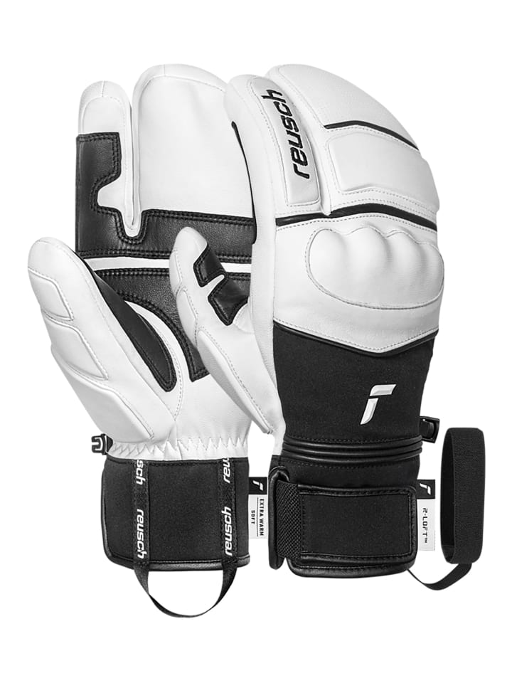 3-Finger Handschuhe World Champ Lobster in 1101 white / black