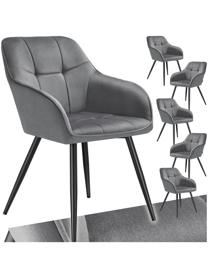 Polstersessel gepolstert, in Samtoptik, gesteppt, 58 x 62 x 82 cm