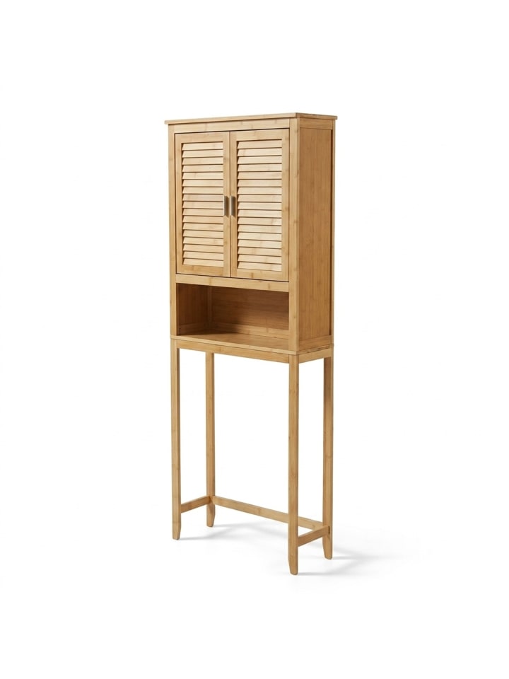 Waschmaschinenschrank in Natur - (B)70 x (H)176 x (T)22,5 cm