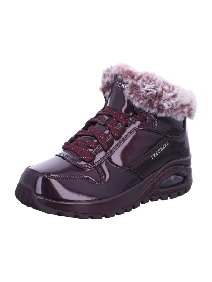 Schnürstiefel in rot