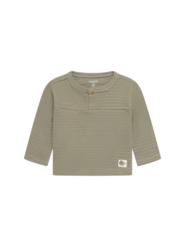 Langarmshirt in Vetiver