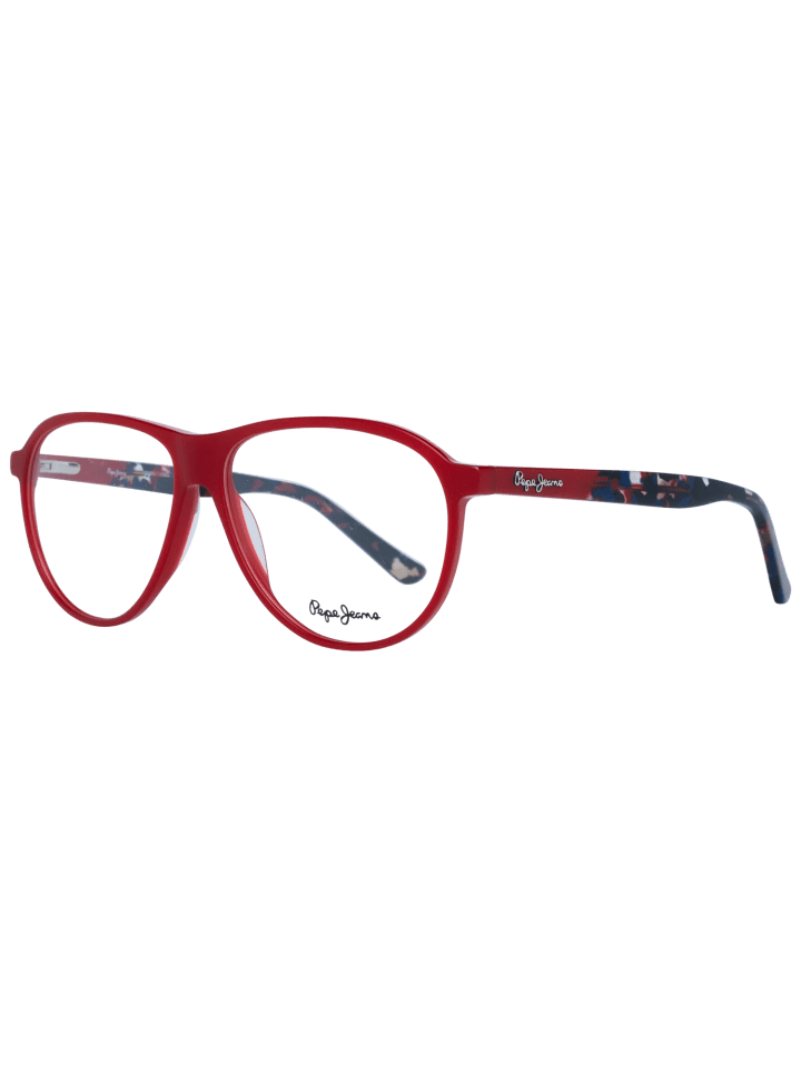 Unisex Optische Fassungen Rund Rot