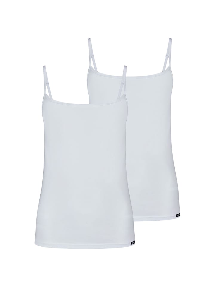 Spaghettitop Cotton Essentials in white