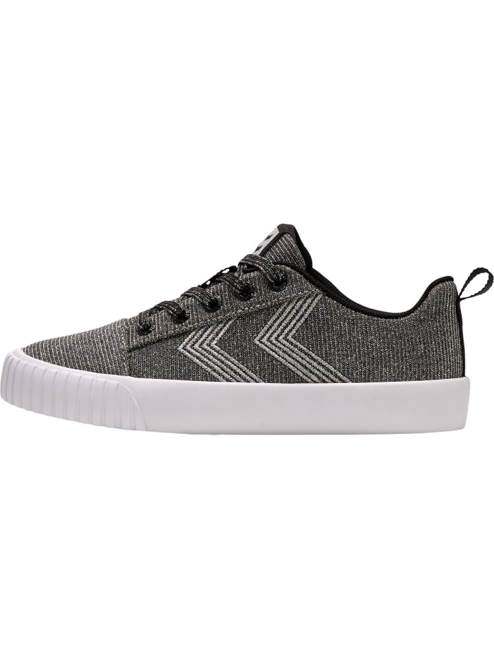 Elastische Schnürsenkel Sneaker Base Court Mädchen in BLACK