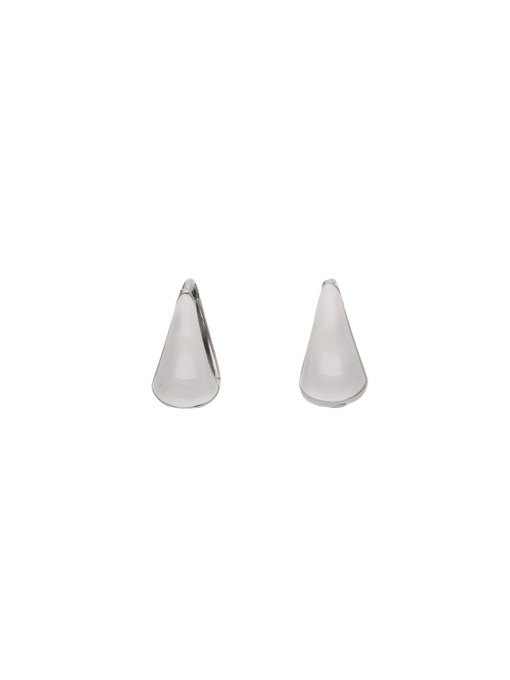 Women Earrings in Silver White