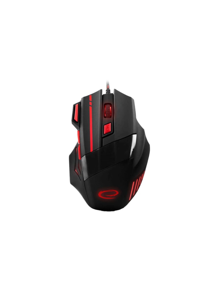 Kabelgebundene Gaming-Maus - Professionelle Gaming-Maus für in Rot