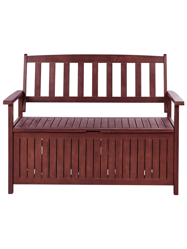 Gartenbank SOVANA in Braun - (W) 120 x (H) 91 x (L) 60 cm
