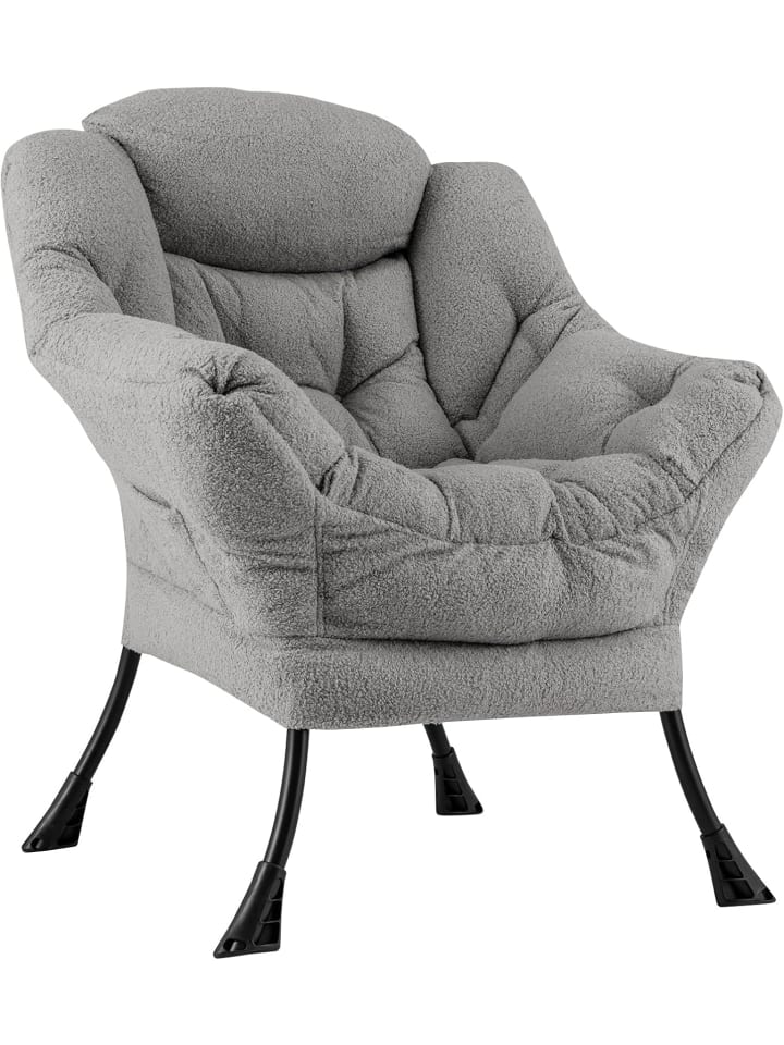 Relaxsessel gepolstert in Grau