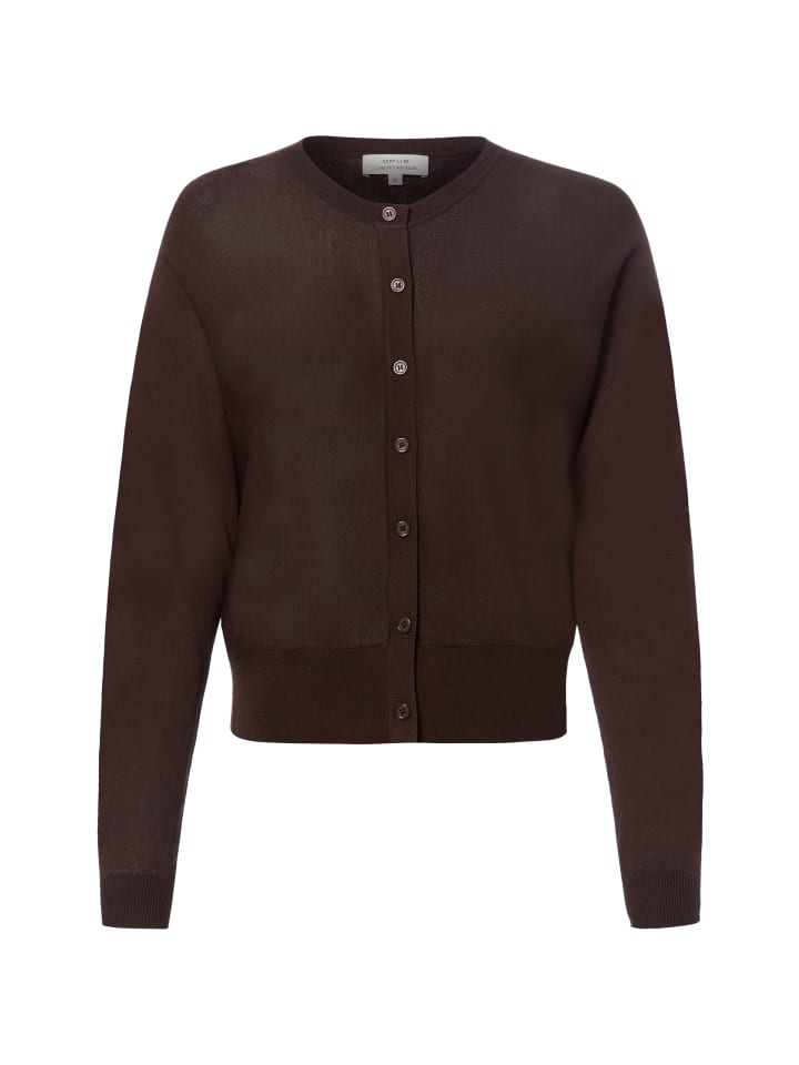 Strickjacke Desela in mocca - 0002