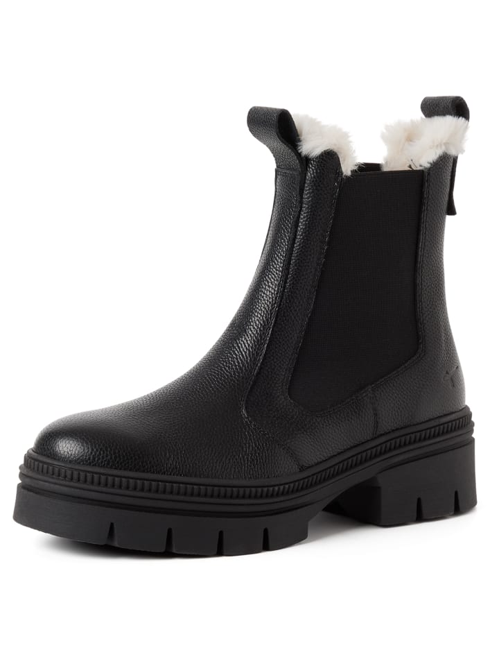 Stiefelette in BLACK LEATHER