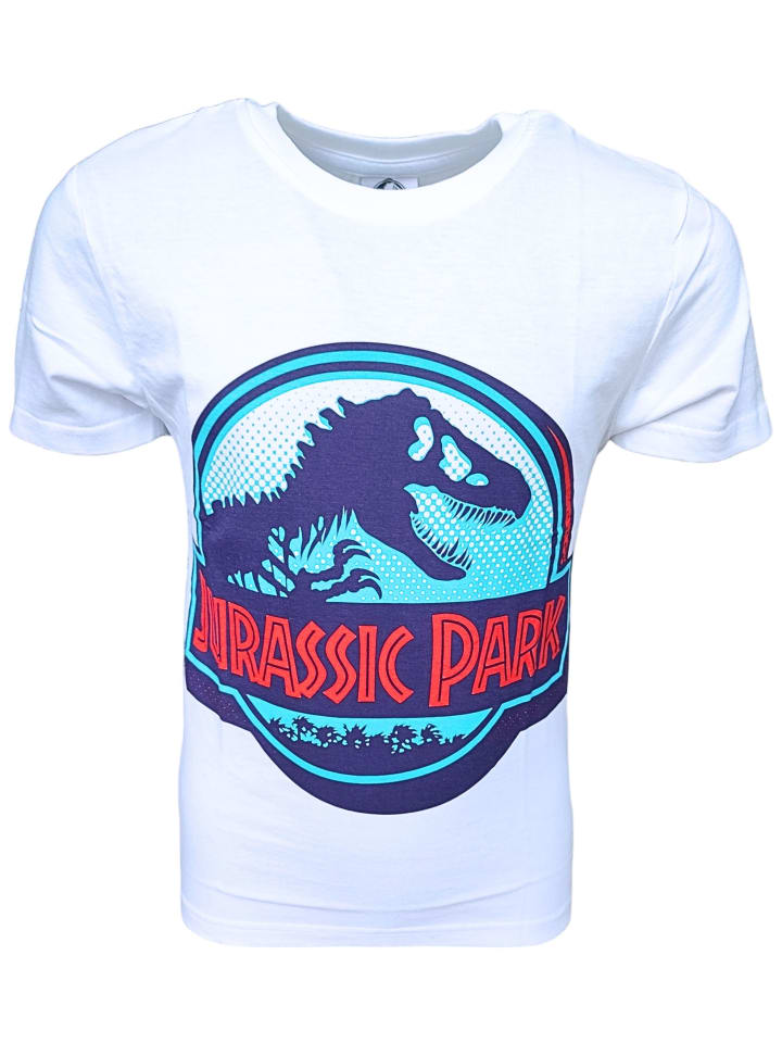 T-Shirt Jurassic World in Weiß