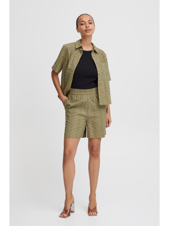 BYFENNI SHORTS - LIGHT WOVEN Regular fit in Aloe