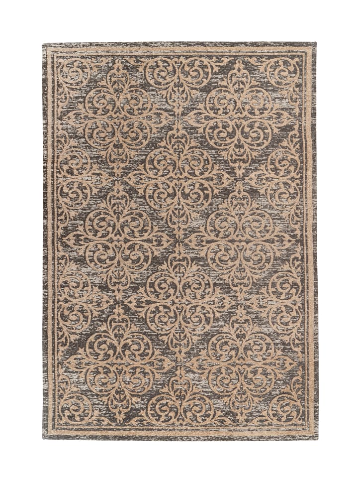 Wohnzimmer Teppich – Kurzflorteppich Davis 125 in beige - rechteckig