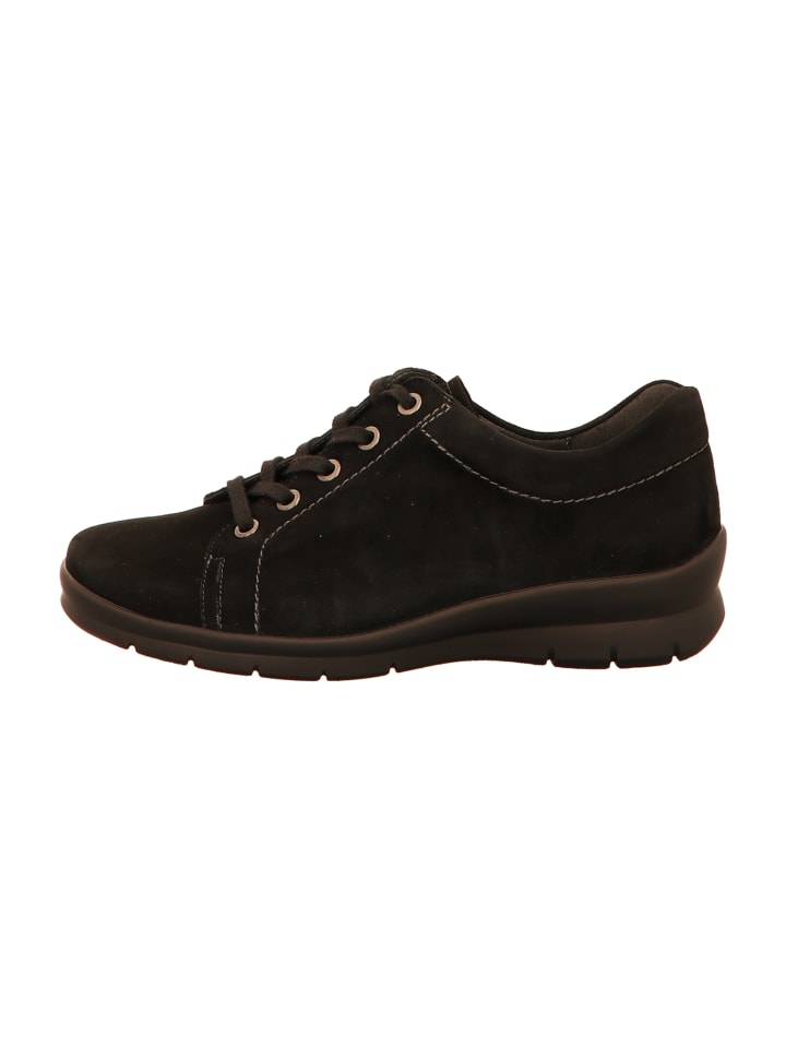 Komfort Schnürschuhe in Schwarz