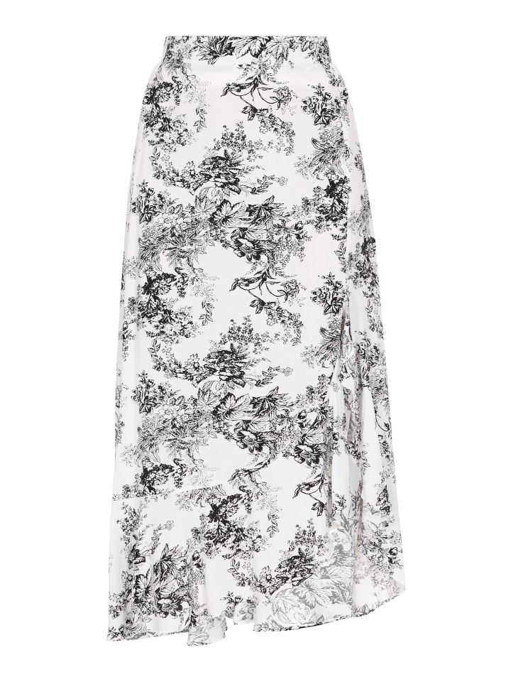 Women Skirt in white black