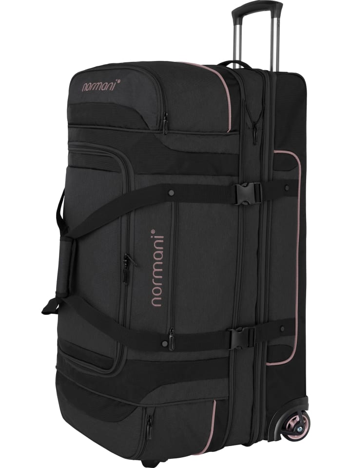 Reisetrolley 120-150 L Gigaro in Schwarz/Rosa