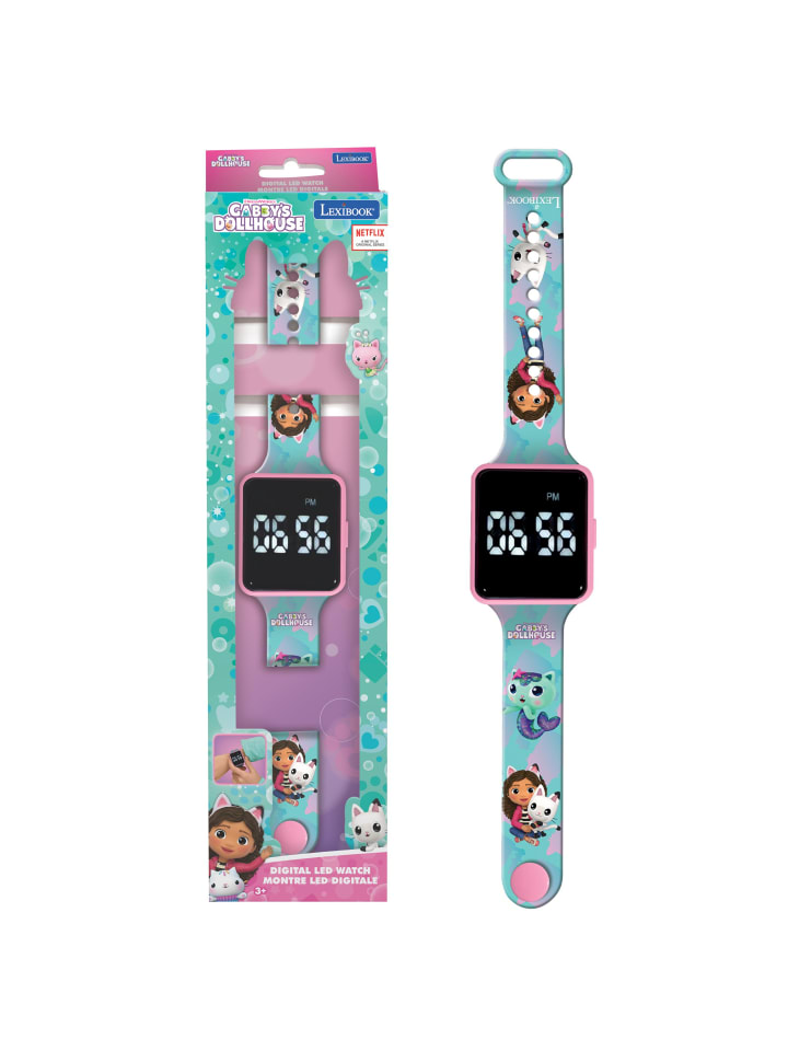 Gabby's Dollhouse LED Digitaluhr