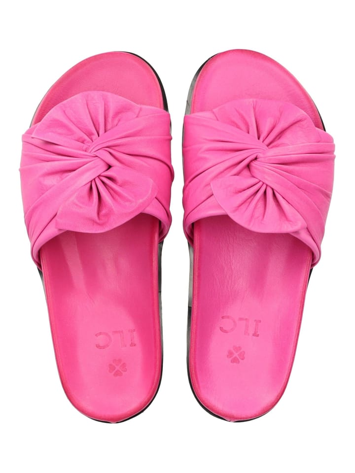 Pantoletten neon pink clearance