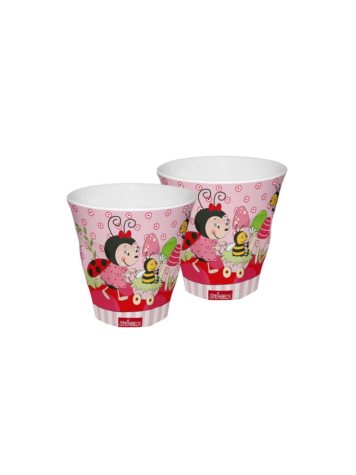 Trinkbecher Steinbeck Mariechen 2er Set in Rot - 300ml