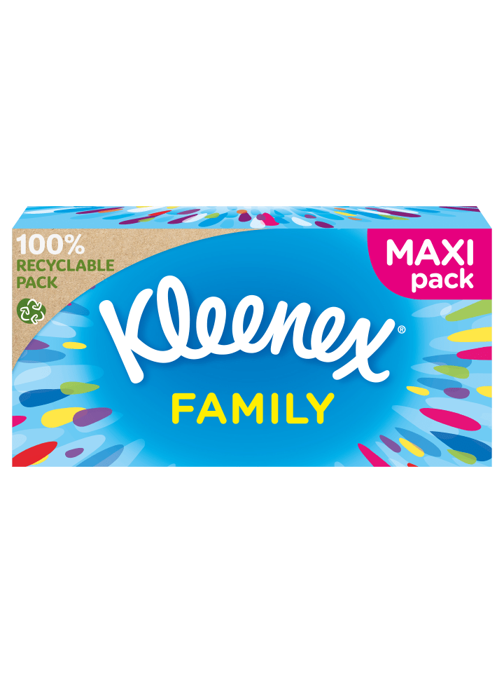 Kleenex Original Kosmetiktücher-Box Taschentücher Tücher 2-lagig