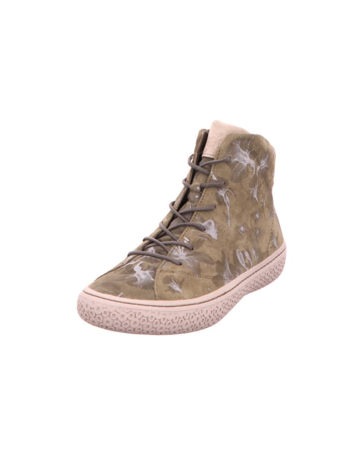 Sneaker High in oliv
