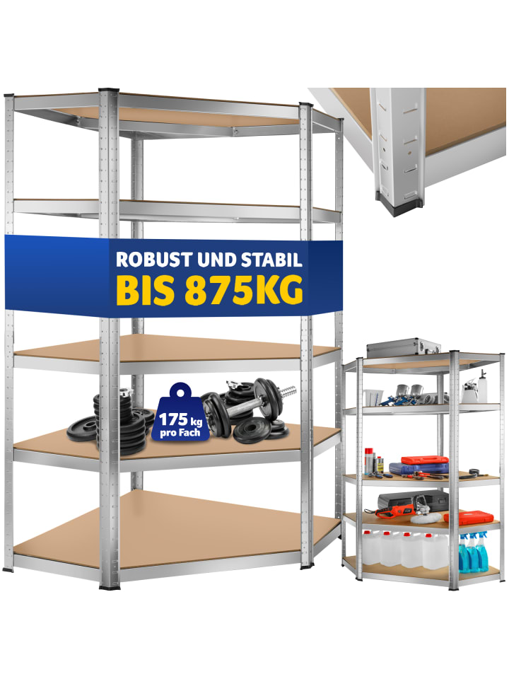 Lastenregal in Varianten, verzinkter Stahl, schnell montiert