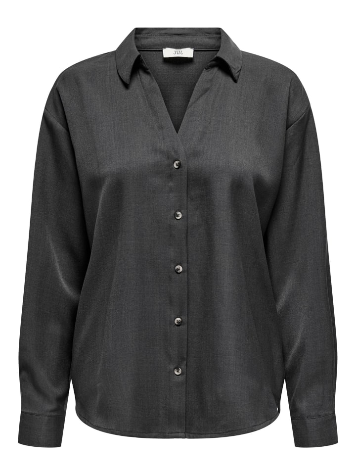 Hemd in Dark Grey Melange