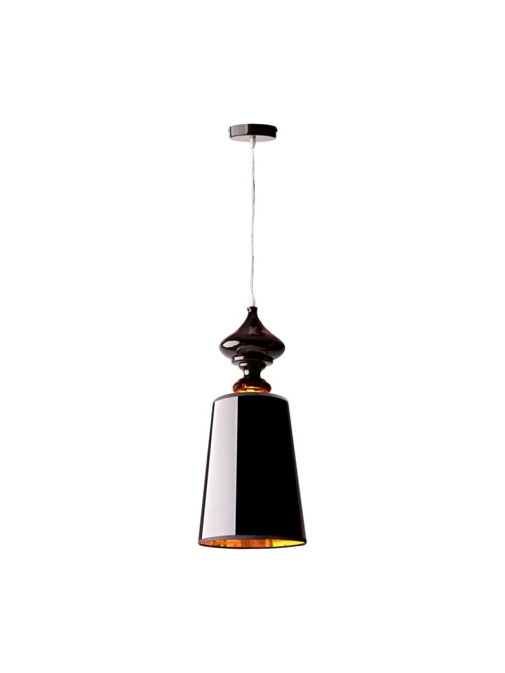 Pendelleuchte Ø 19 x (T)120 cm in Schwarz Gold