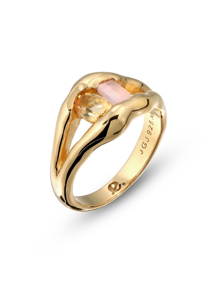 Ring 925 Sterling Silber in Gold