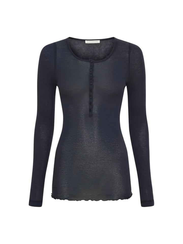 Hemd Cotton Granddad in Midnight
