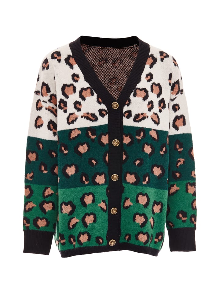 Damen Strickjacke in Oliv