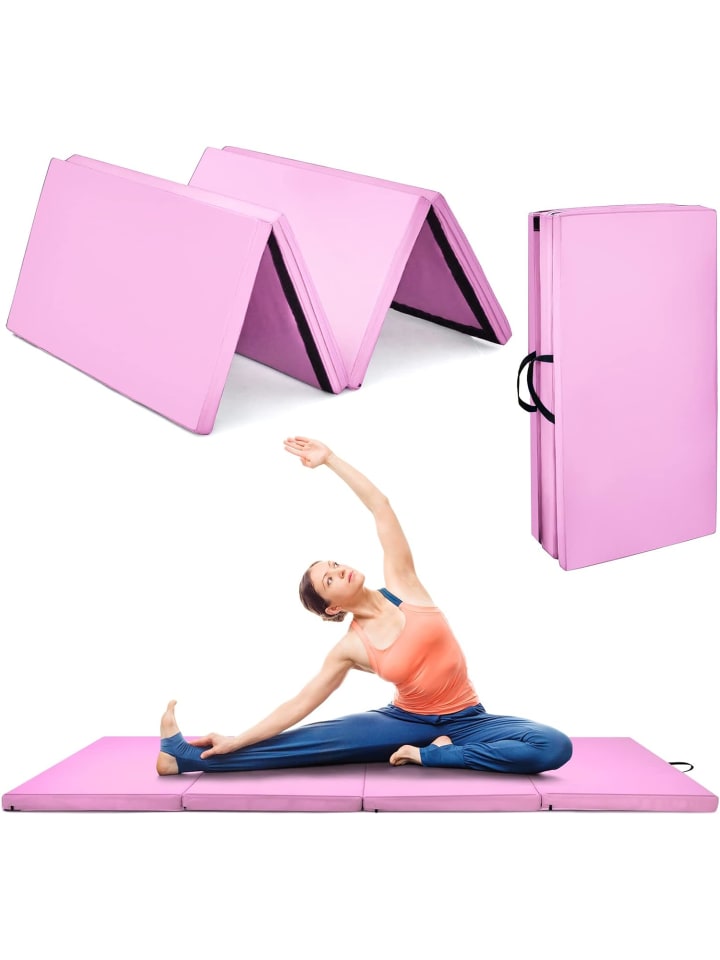 Gymnastikmatte 240x117x5cm in Lila