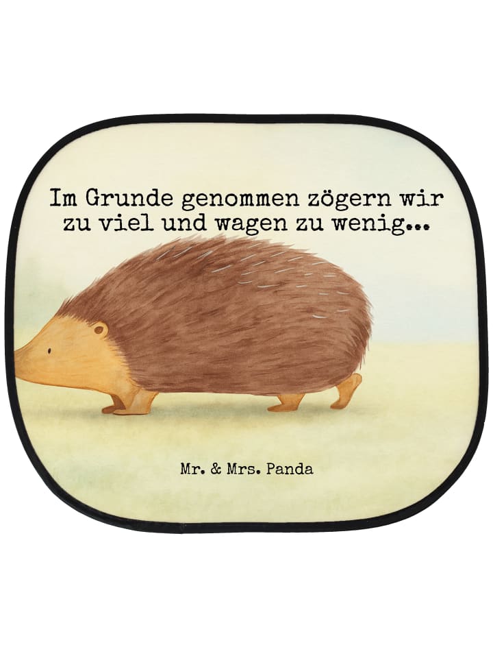 Autoscheibensonnenschutz Igel Herzen Design mit... in Weiß