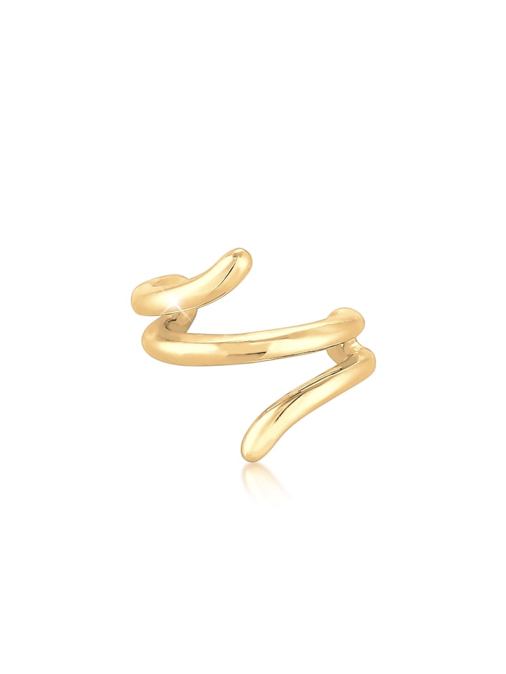 Ohrringe 925 Sterling Silber Geo in Gold
