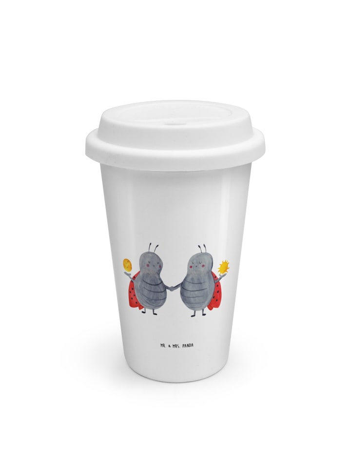 Kaffeebecher To Go Sternzeichen Zwilling ohne S... in Weiß