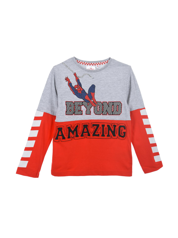Langarmshirt Longsleeve in Rot