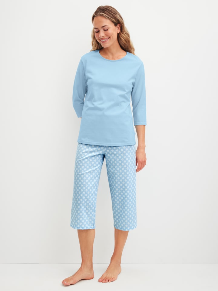 Pyjama in cascade blue