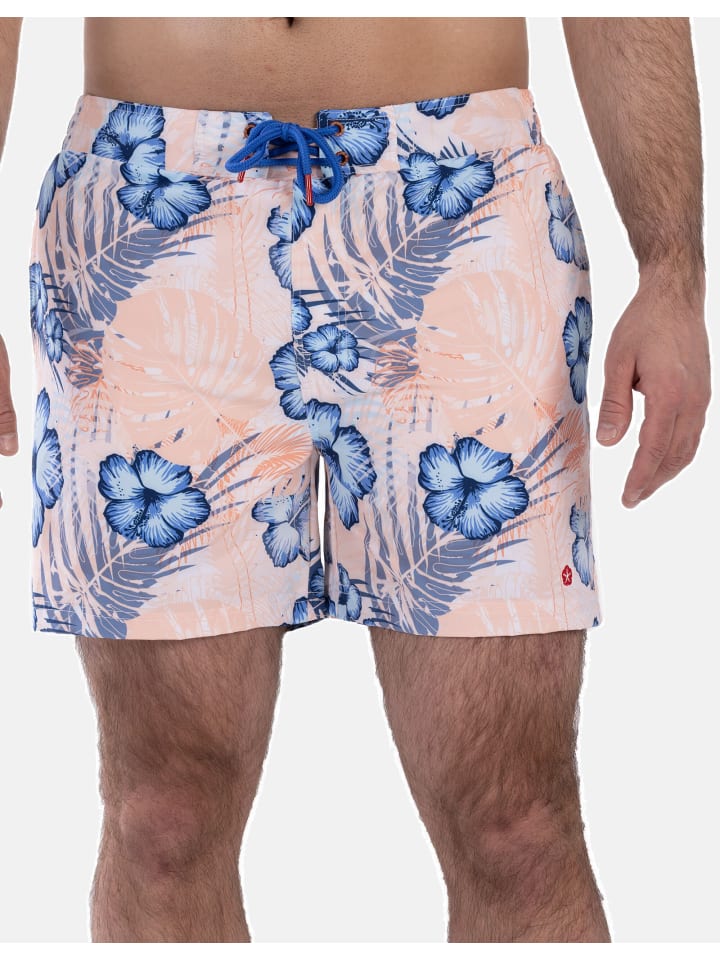Badeshorts RIBEIRA in Light Peach