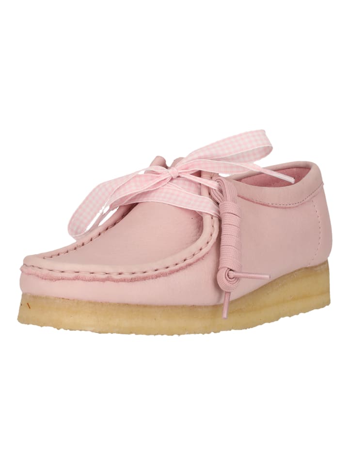 Schnürschuhe Wallebee in 5342B Baby Pink Lea