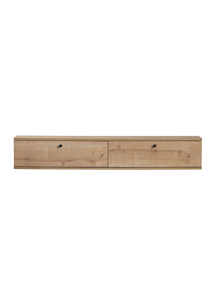 TV-Schrank ROY in Eiche - (W)160 x (H)25 x (L)25 cm