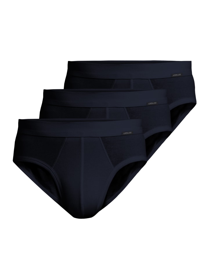 Slip / Unterhose Feinripp Premium in Nightblue