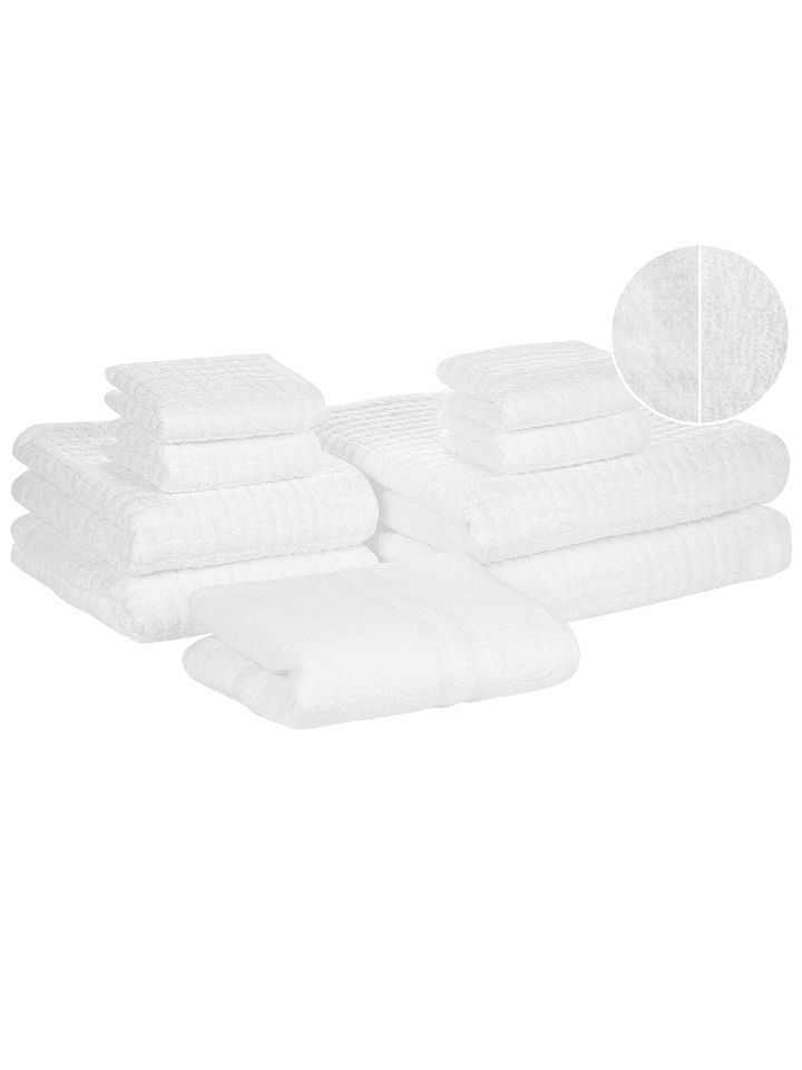 9er-Set Handtuch ATAI in Weiß