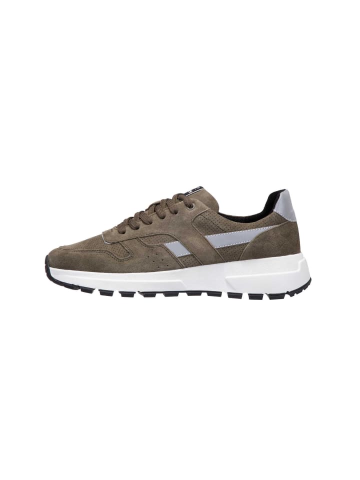Sneaker in Khaki/Grau