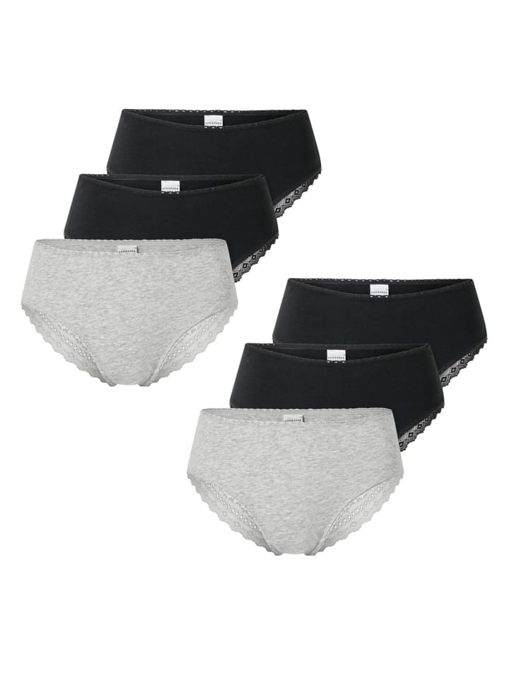 Brasilslip Modern Multipacks in grau-schwarz