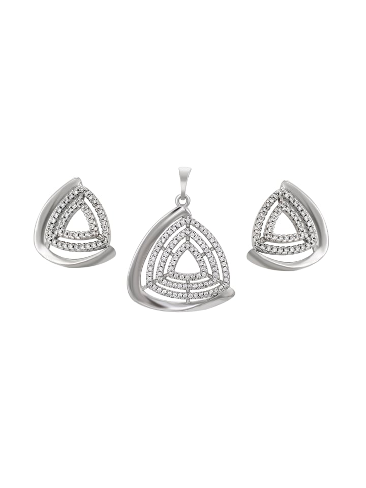Women Jewelry Set in Silver