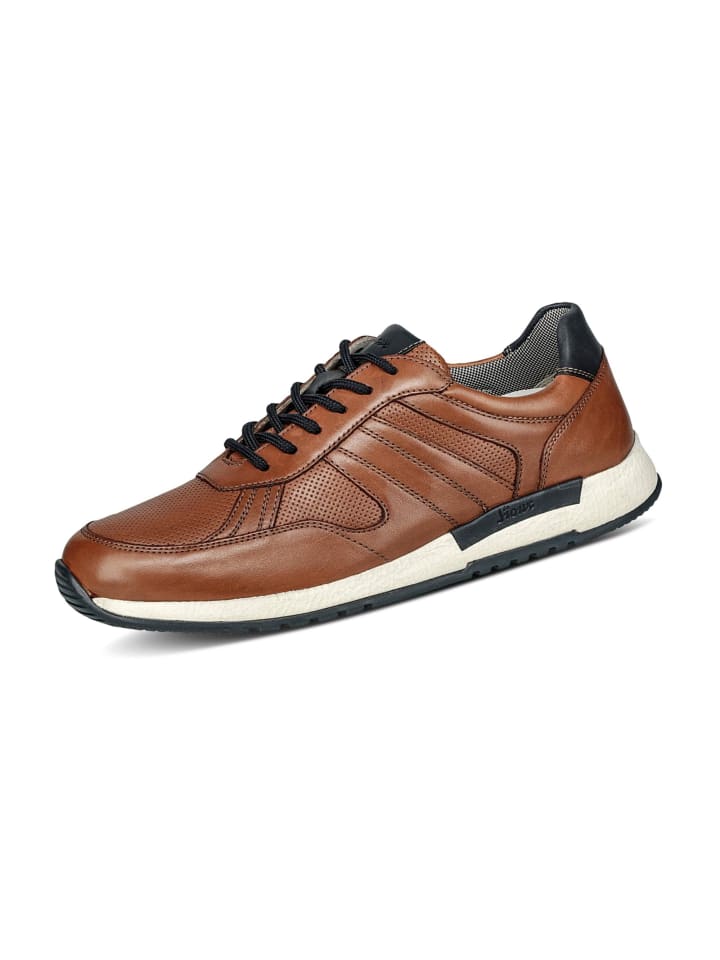 Sportliche Schnürschuhe in Braun