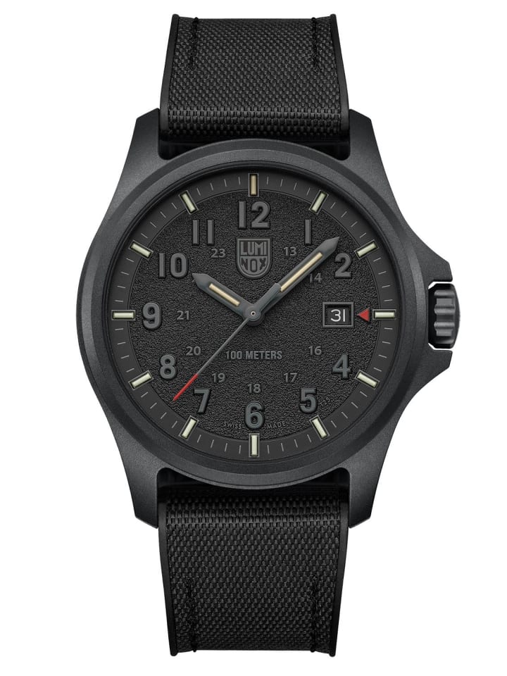 Herrenarmbanduhr Atacama Field 1960 Schwarz
